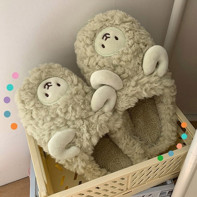 Chaussons animaux tout doux
