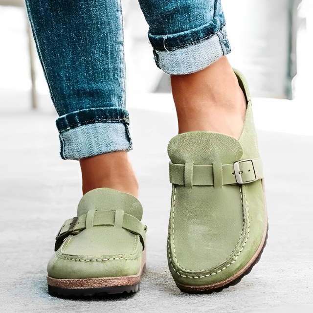 Berg-Feldt | Pantoufles confortables avec fermeture à boucle