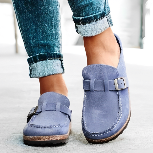 Berg-Feldt | Pantoufles confortables avec fermeture à boucle