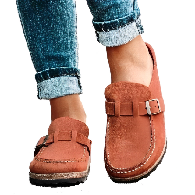 Berg-Feldt | Pantoufles confortables avec fermeture à boucle