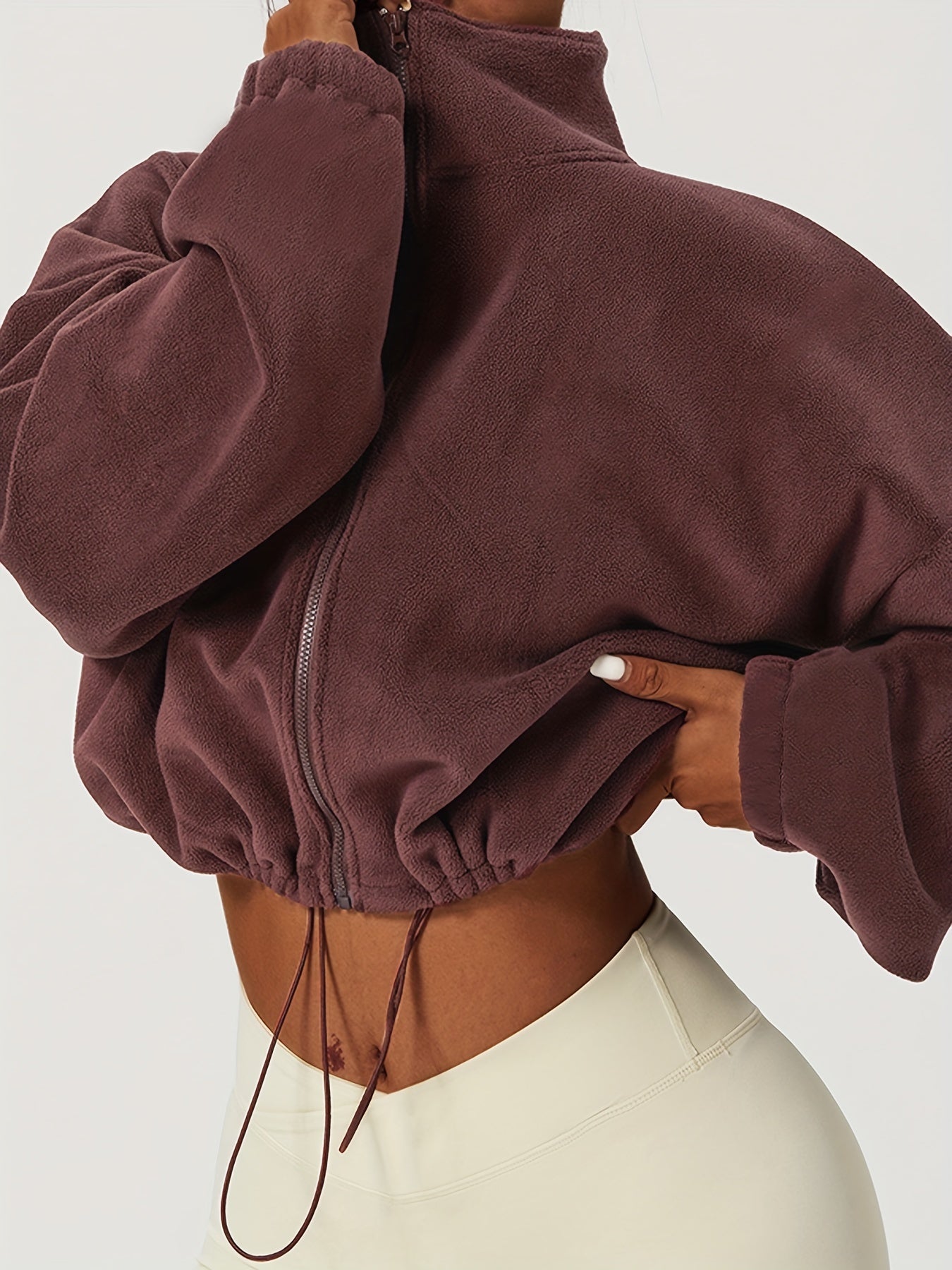 Berg-Feldt | Fleece Crop Jacke