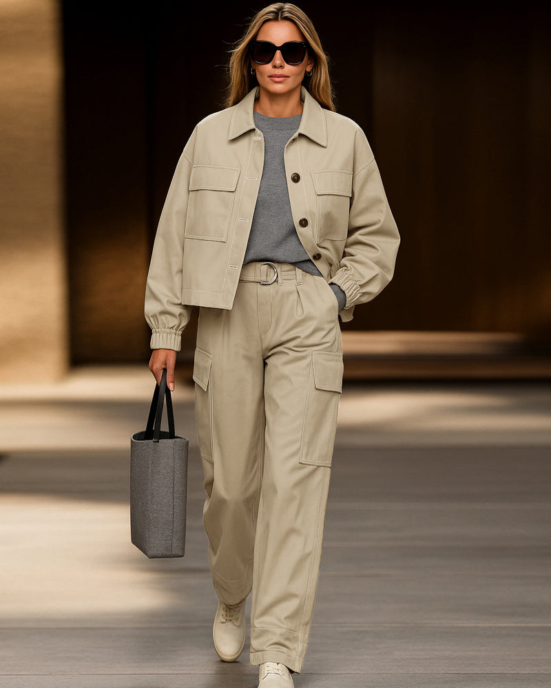 Berg-Feldt | Utility-Transportjacke und Hose Set