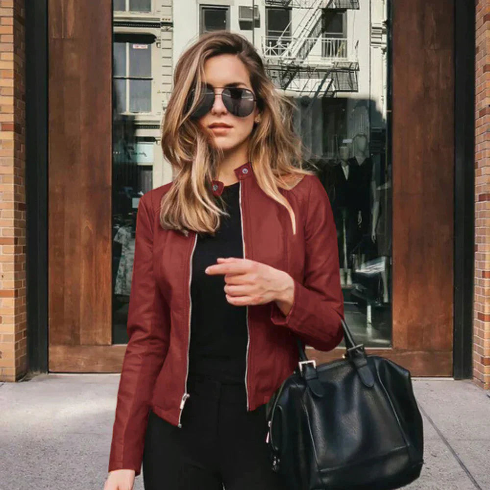 Berg-Feldt | italienische Leder-Bikerjacke