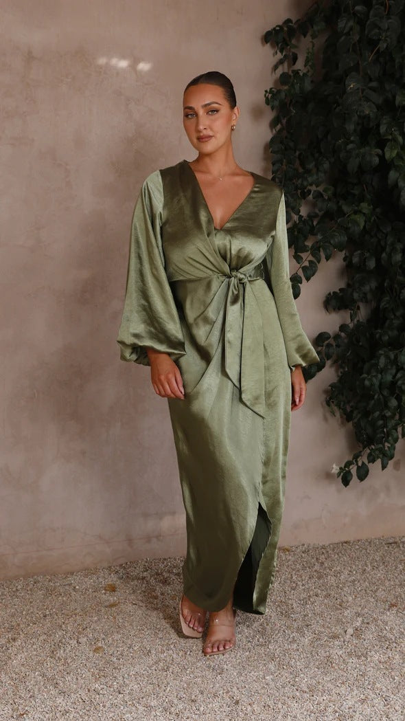 Robe Fudus à manches lanternes