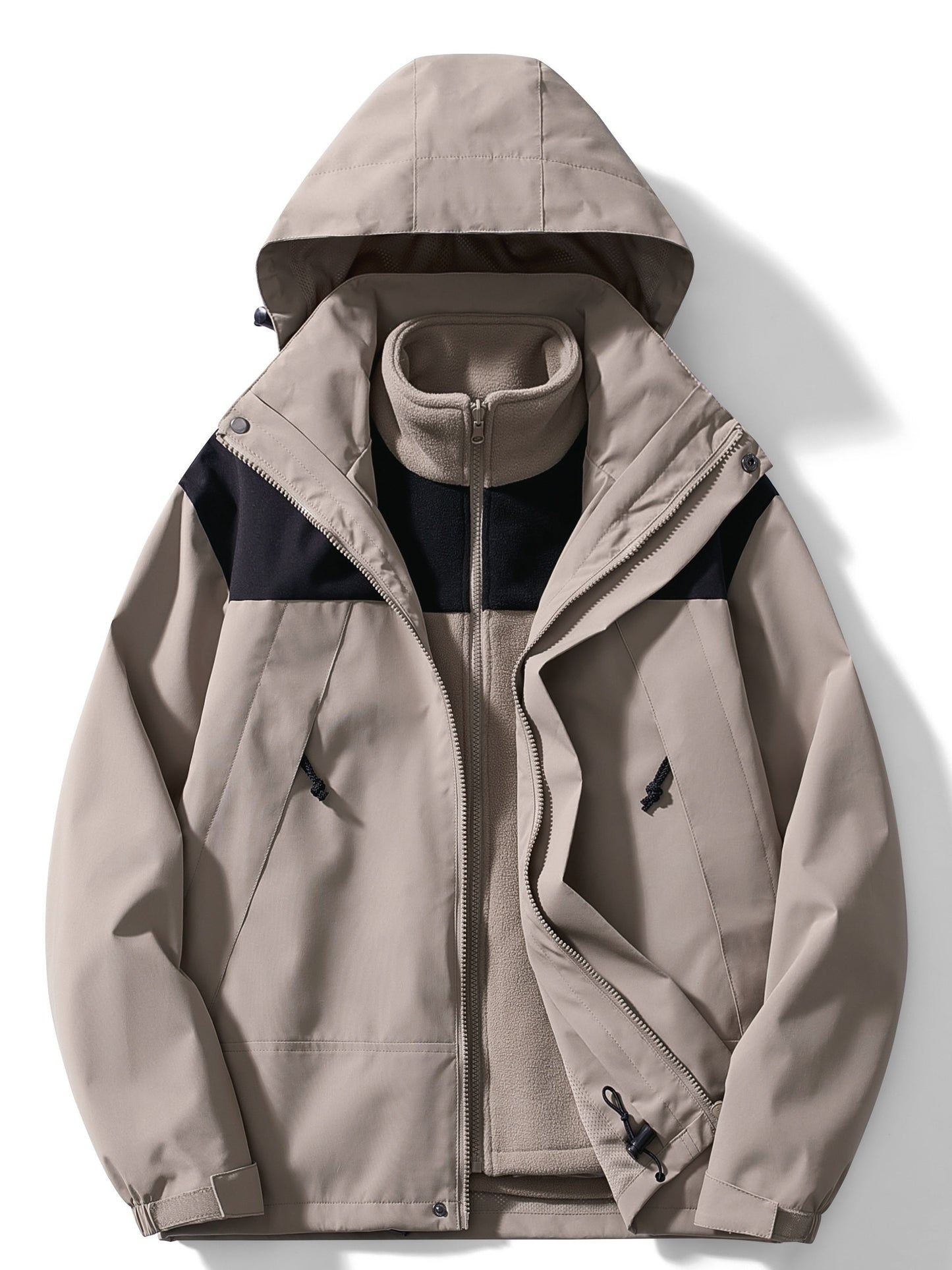 Berg-Feldt | Veste d'hiver décontractée 3 en 1 pour femme avec capuche Idéale pour l'automne et l'hiver
