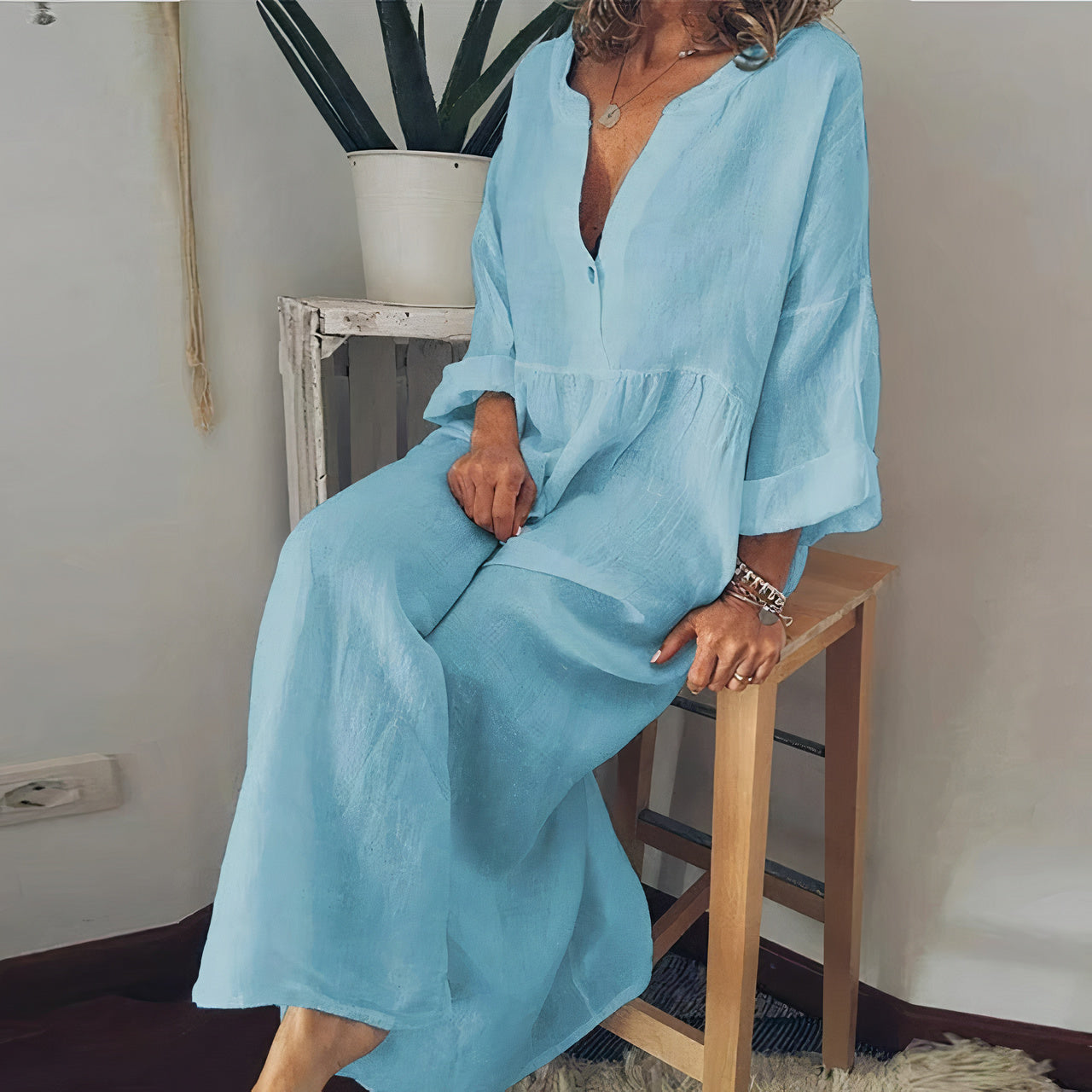 Vesta Blouse Dress