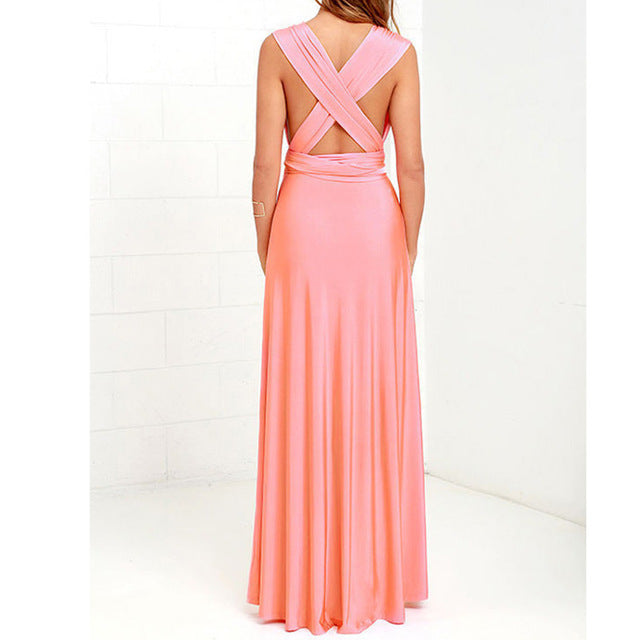 Robe bohème bandage pour femme de Fudus