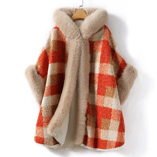 Berg-Feldt | Faux Fur Winter Lockere Jacke - Berg-Feldt