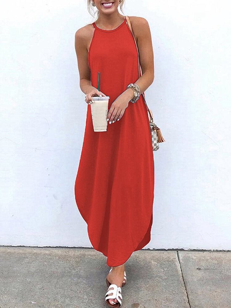COSIMA – Robe longue sans manches