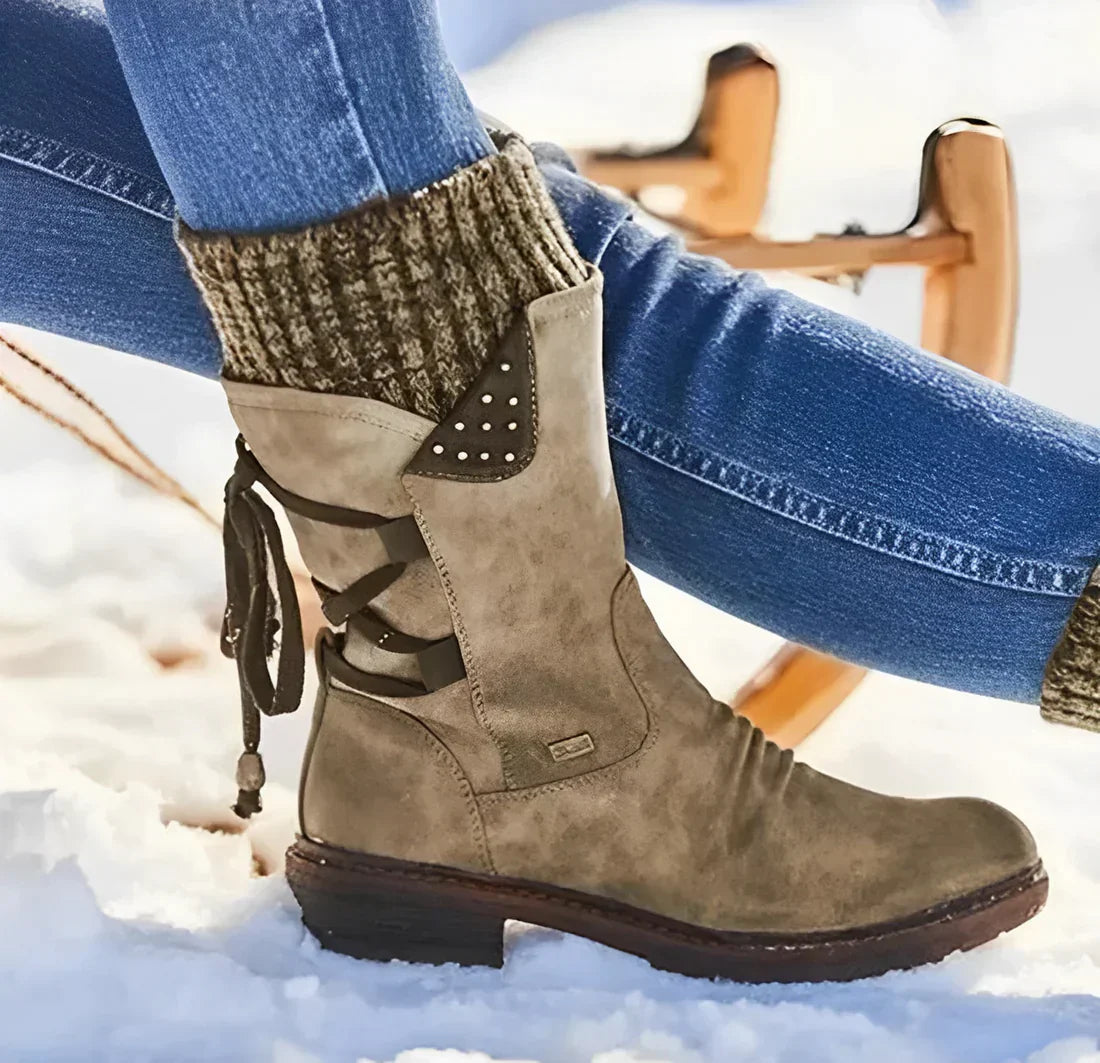 Berg-Feldt | Große Größe Kurze Stiefel Winterkollektion