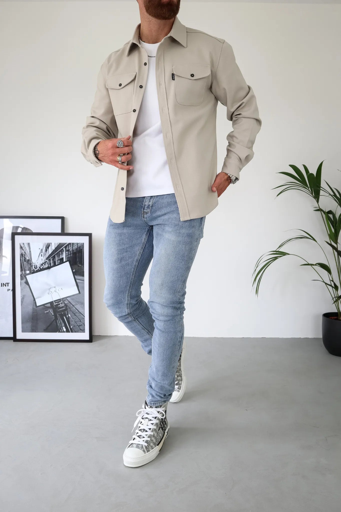 Berg-Feldt | Veste chemise boutonnée