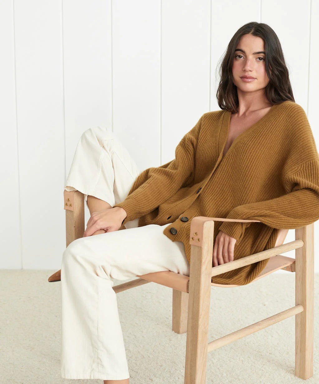 Berg-Feldt | Kaschmir Cocoon Strickjacke