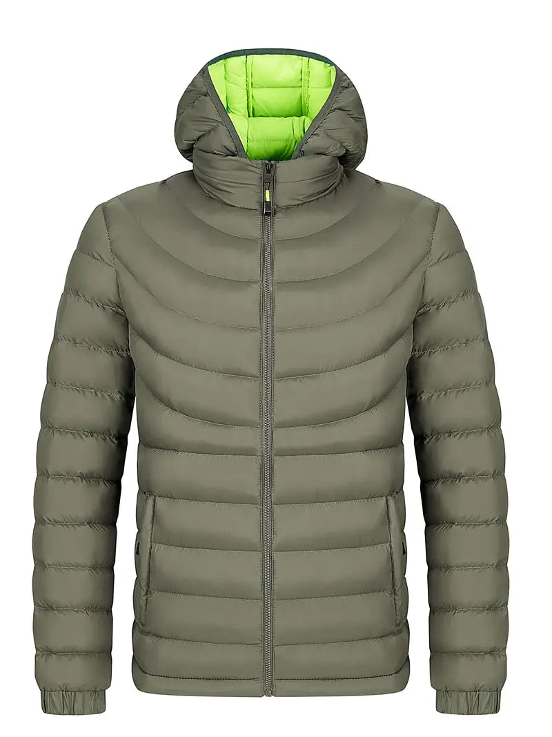 Berg-Feldt | Herrenjacke mit Hohem Kragen Gefüttert für Herbst und Winter