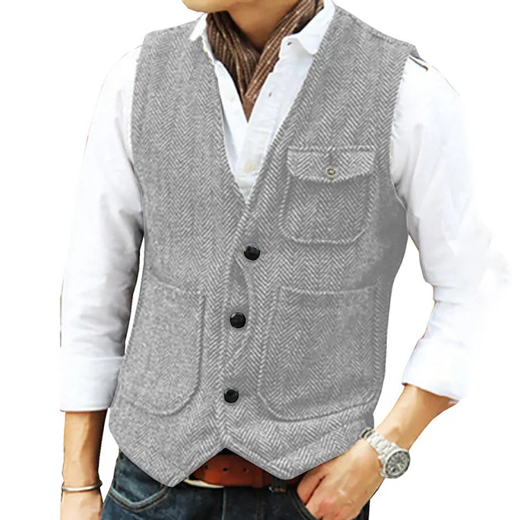 Costume Balthazar : Gilet simple en cachemire