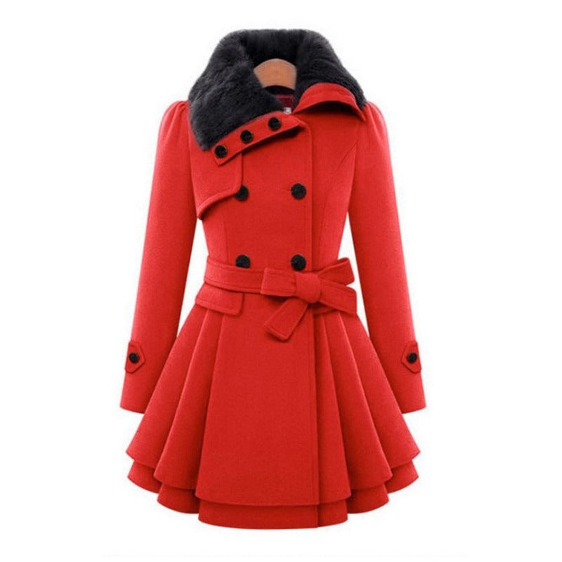 Berg-Feldt | Damenmantel Mode Winter Schick und Bequem
