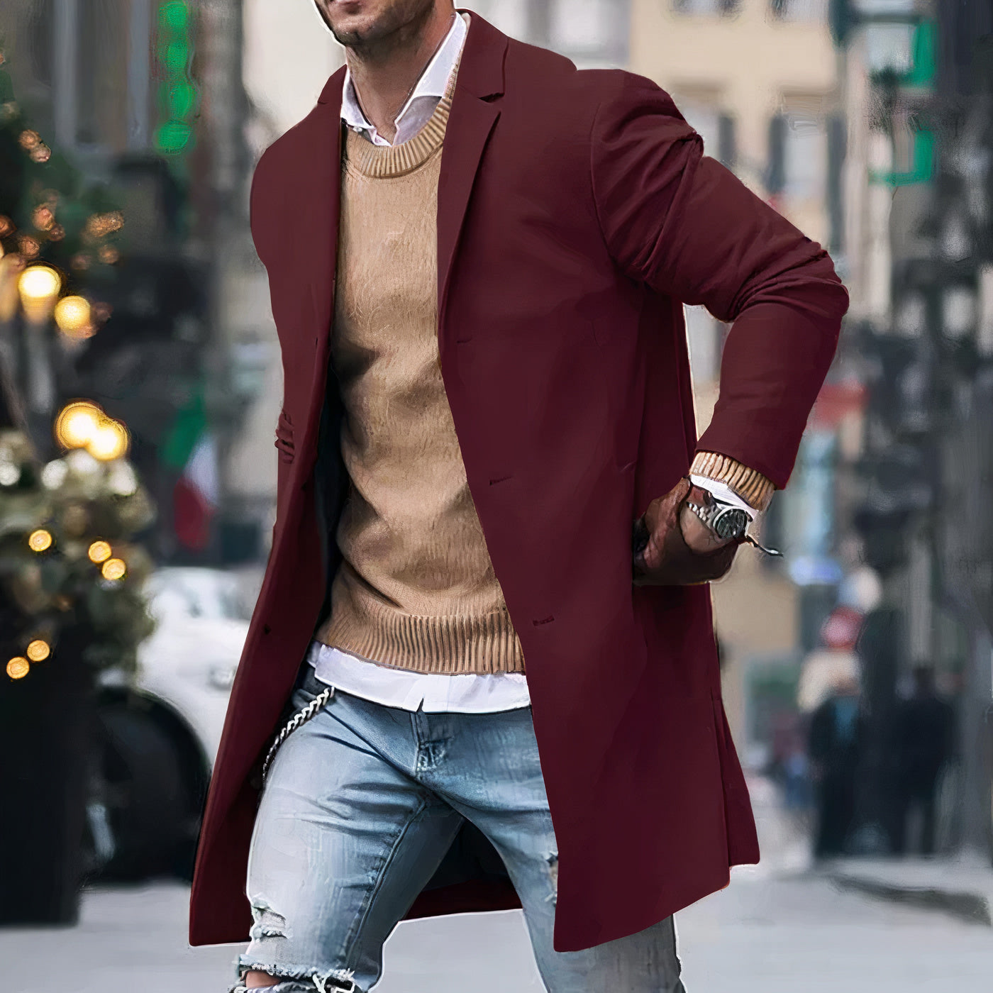 Manteaux pour hommes - Modèle élégant Jakob