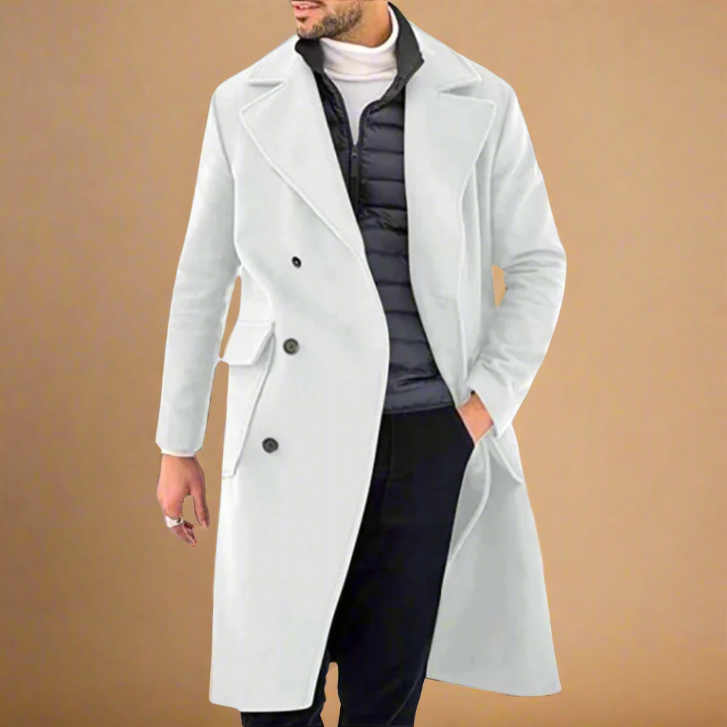 Trench-coat élégant et chaud pour homme – Heinrich