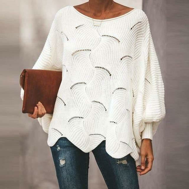 Berg-Feldt | Pullover - Damen Herbst Lockere Strickpullover