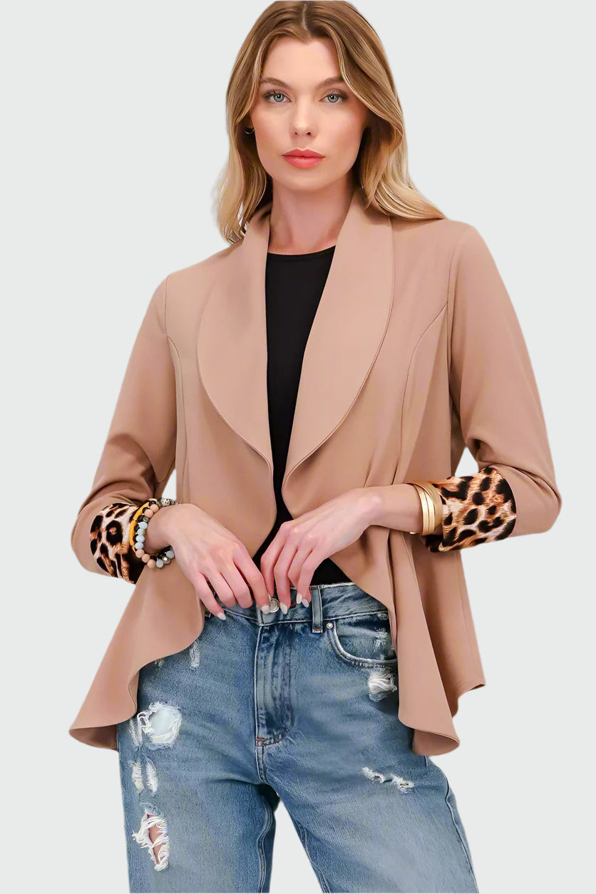 Berg-Feldt | Freizeit Blazer mit Pantherdetail