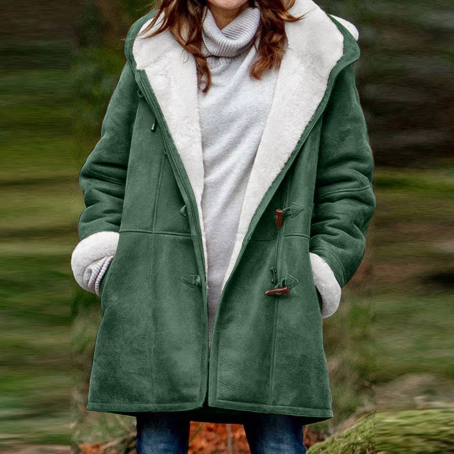 Berg-Feldt | Veste polaire chaude et douillette à capuche pour femme