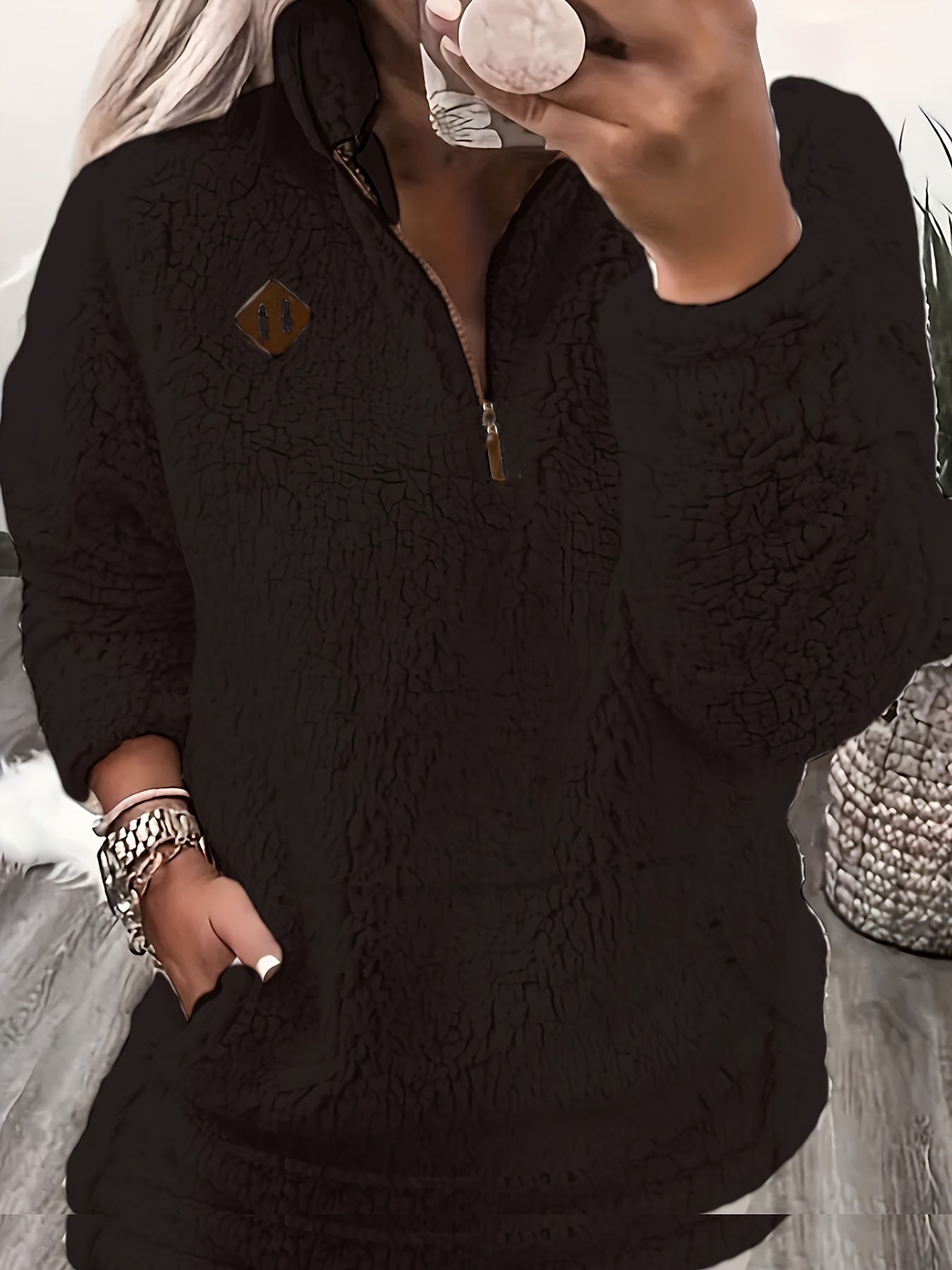 Berg-Feldt | Leichtgewicht Fleece-pullover mit Reißverschluss Polyester Warm und Bequem