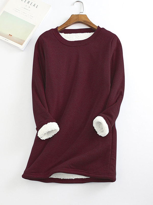 Belen : Sweat-shirt doublé polaire