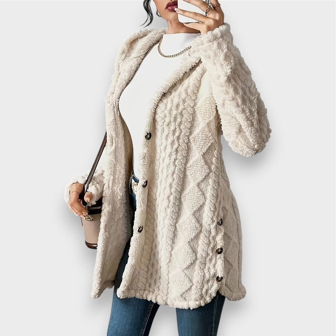Berg-Feldt | Plüsch-Hoodie-Cardigan-Pullover
