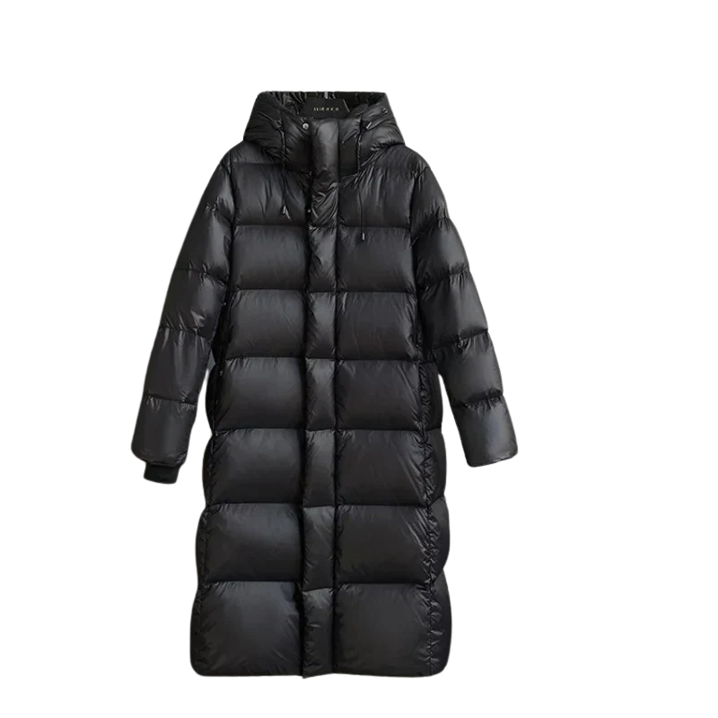 Berg-Feldt | Dicke Puffer Kappuzen-Daunenjacke