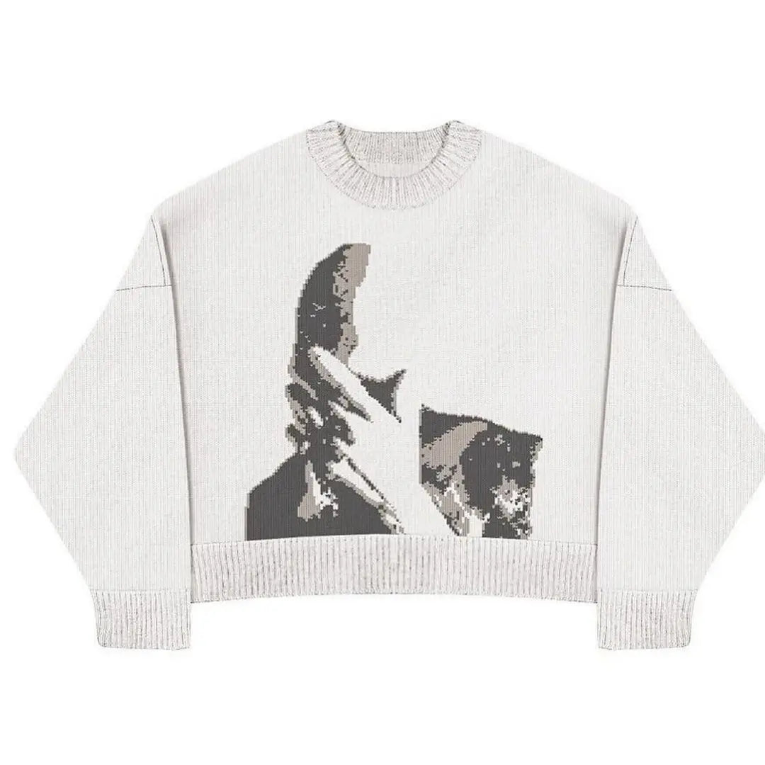 Berg-Feldt | Strickpullover mit Grafischem Motiv Weich und Warm Einzigartiges Design