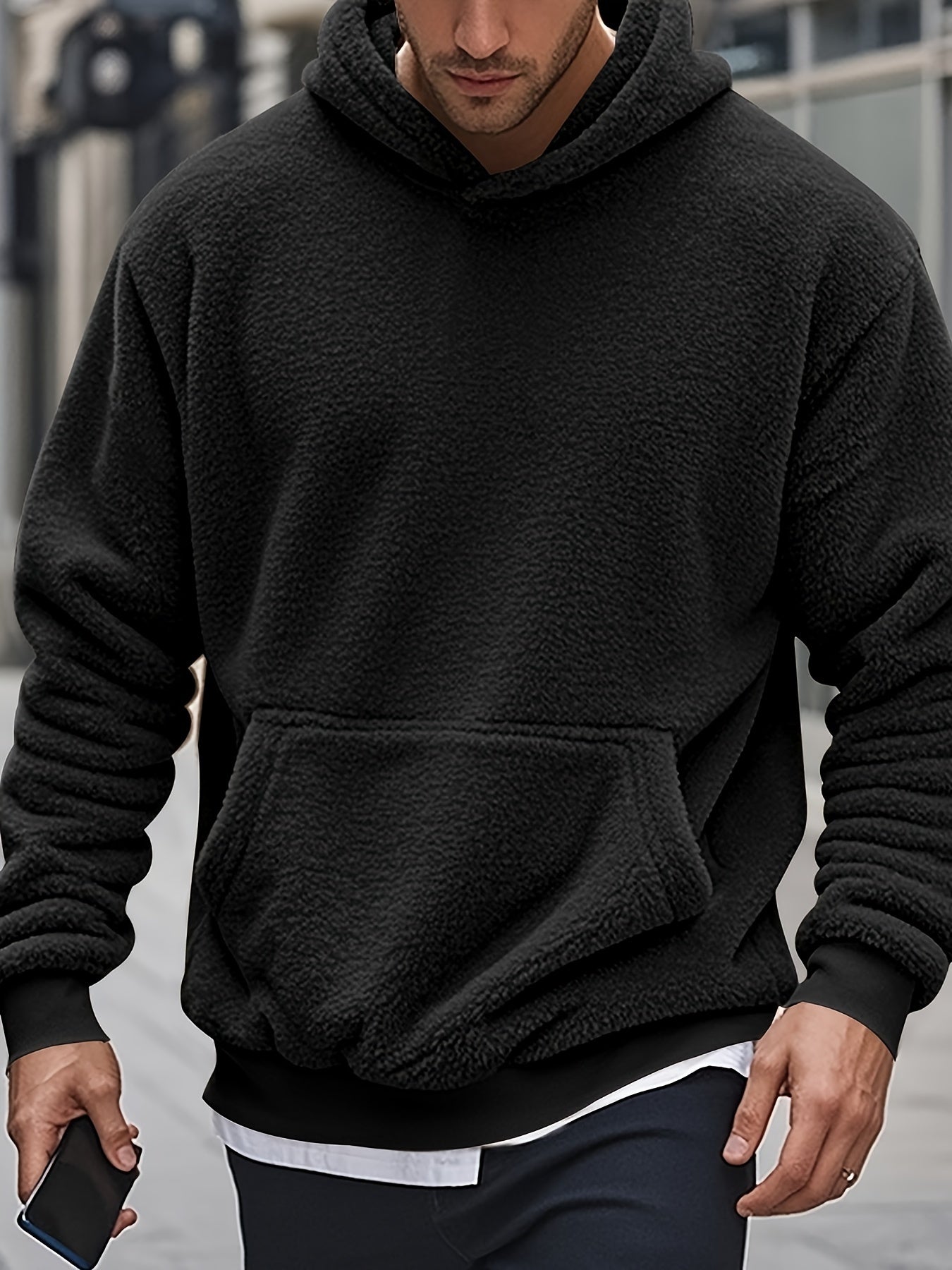 Berg-Feldt | Hoodie en polaire douce, polyester, confort et style