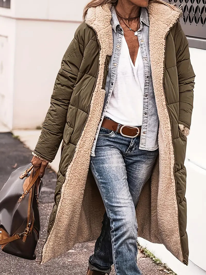Berg-Feldt | Veste réversible à capuche de forme genou