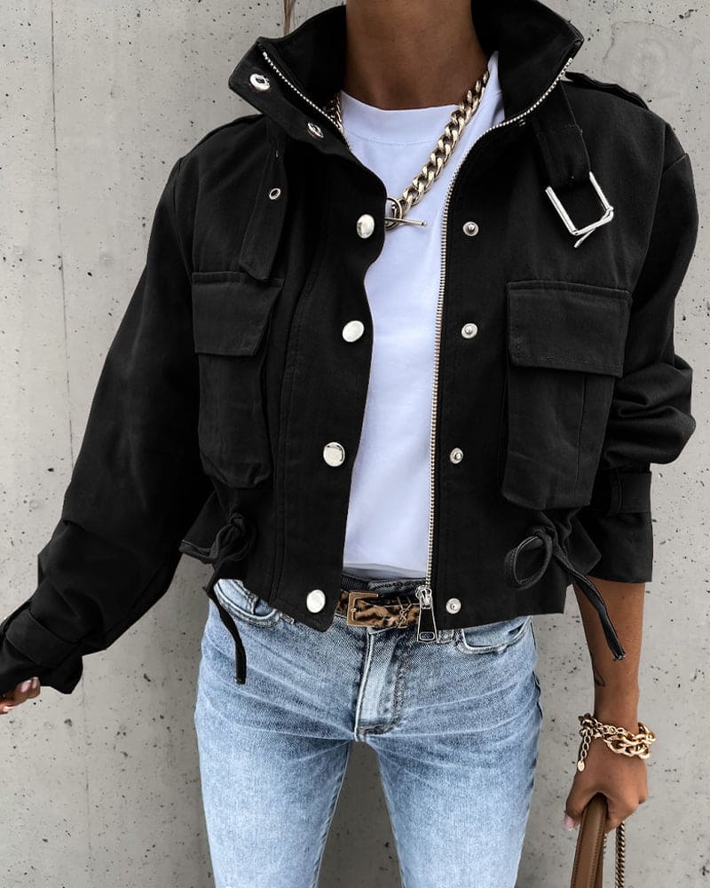 Berg-Feldt | Veste de transition courte pour femme avec poches