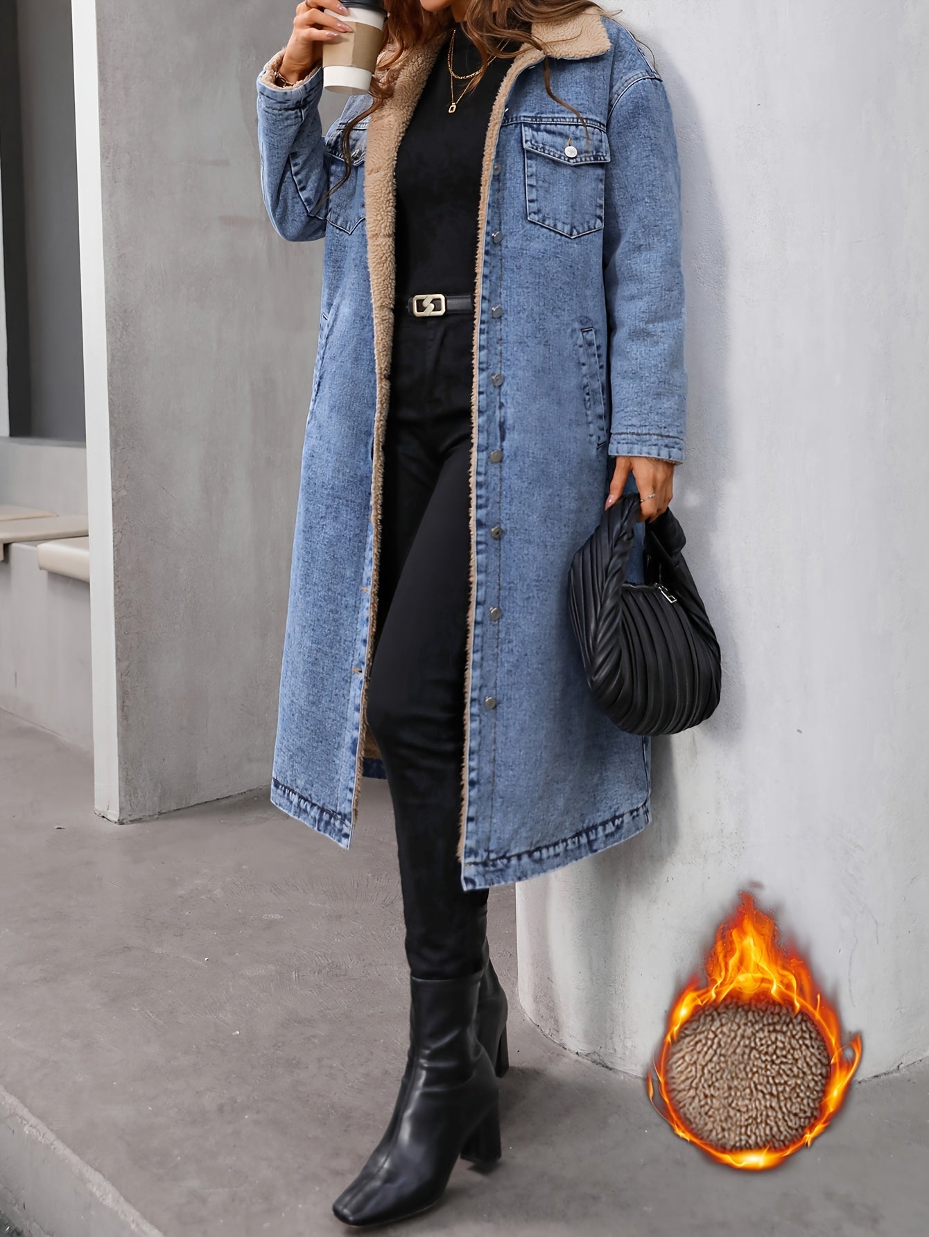 Berg-Feldt | Getragene Kurze Blaue Jeansjacke