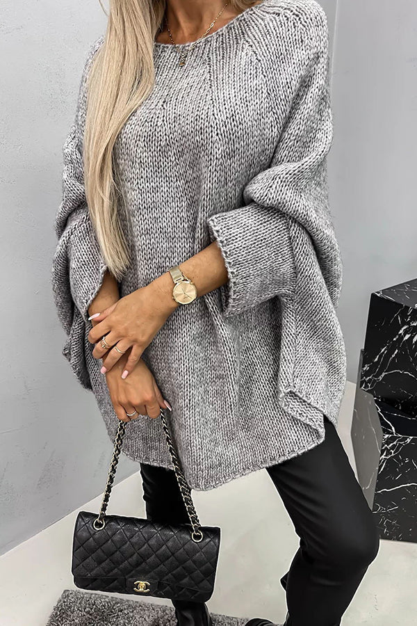 Berg-Feldt | Pull-over classique en maille pour femme - Pull douillet à col rond