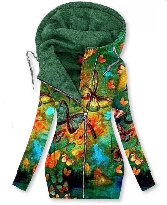 Berg-Feldt | Gedruckter Kapuzenpullover