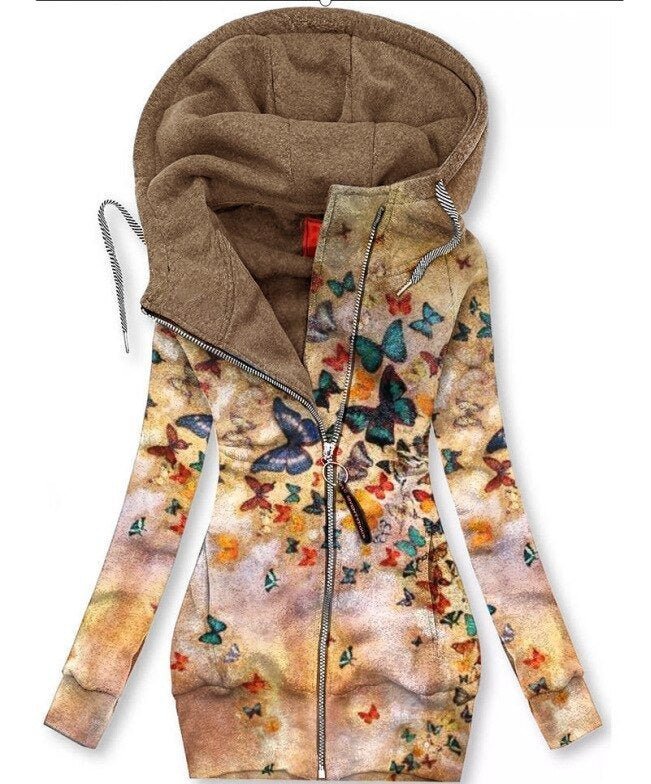 Berg-Feldt | Gedruckter Kapuzenpullover