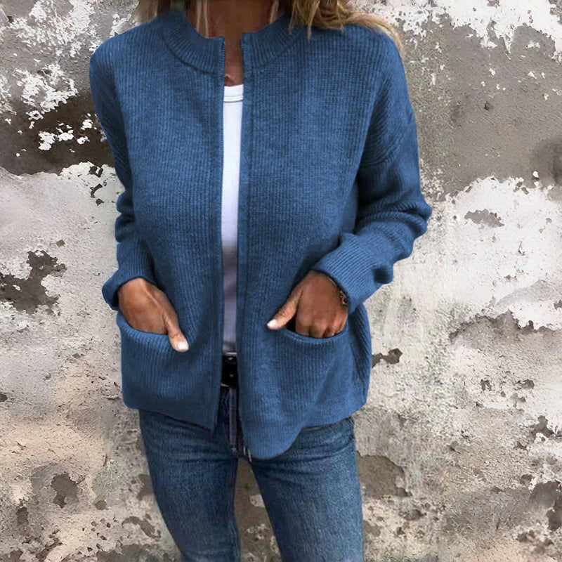 JENELL Cardigan à grandes poches