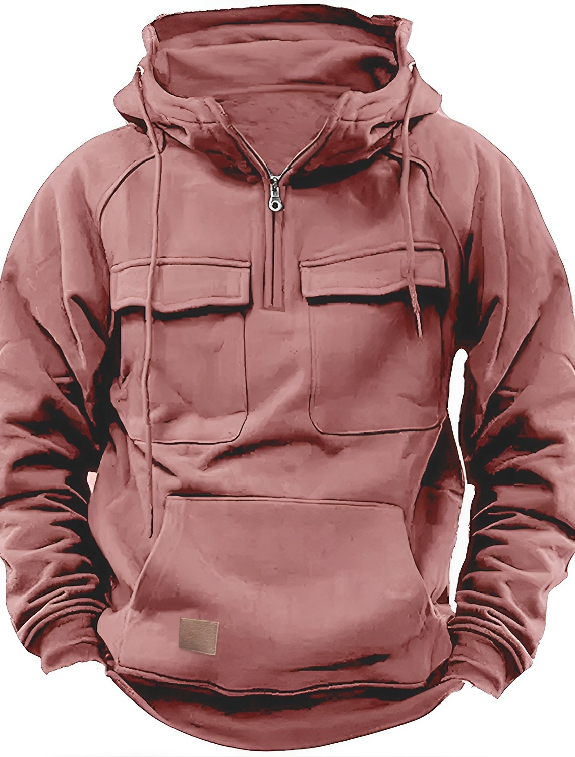 Sweat à capuche tactique urbain pour homme