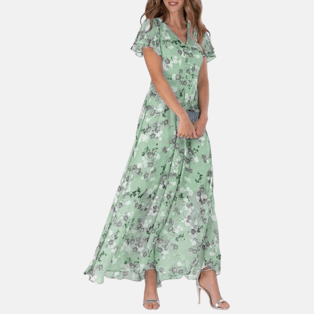 Robe longue fleurie femme - Eileen