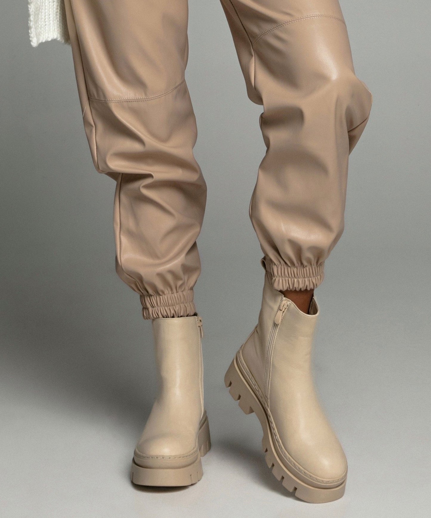 Berg-Feldt | Bottines Courtes Beige