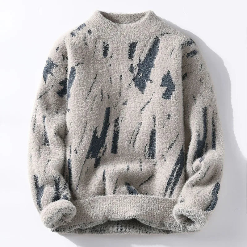 Pull en maille Aldric - Matière mélangée