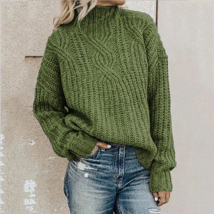 Pull doux en maille pour femme Irela