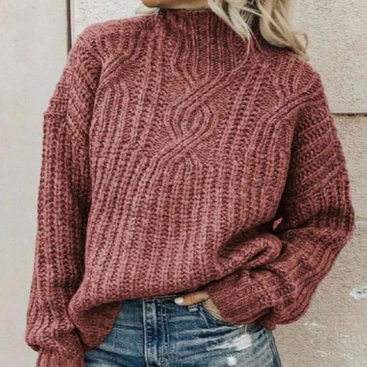 Pull doux en maille pour femme Irela