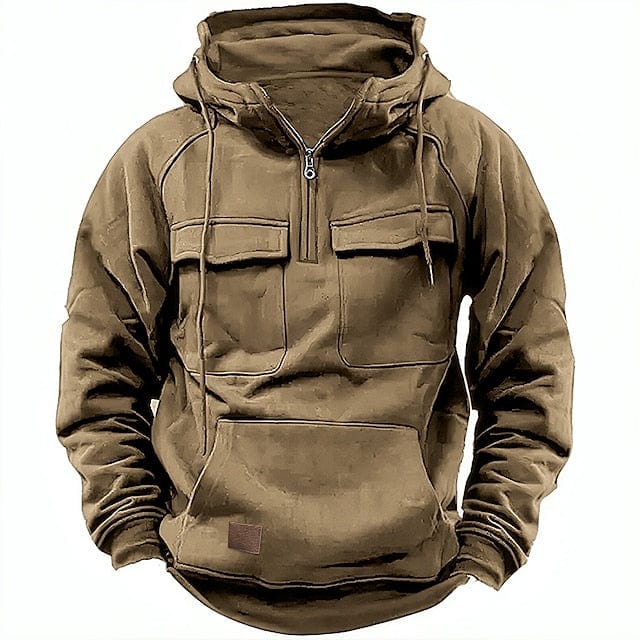 Veste à capuche pour hommes avec poche, modèle cool