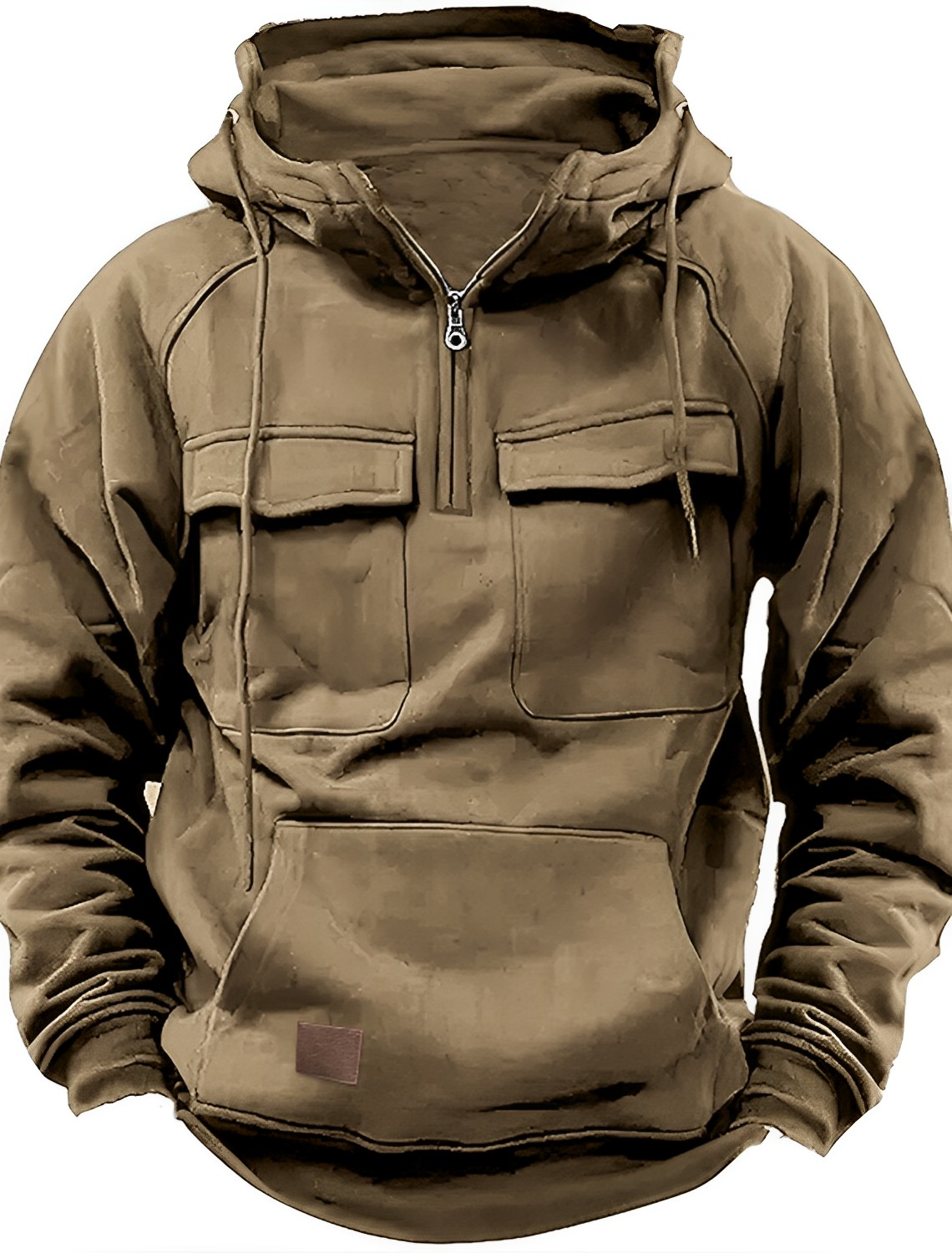 Sweat à capuche tactique urbain pour homme