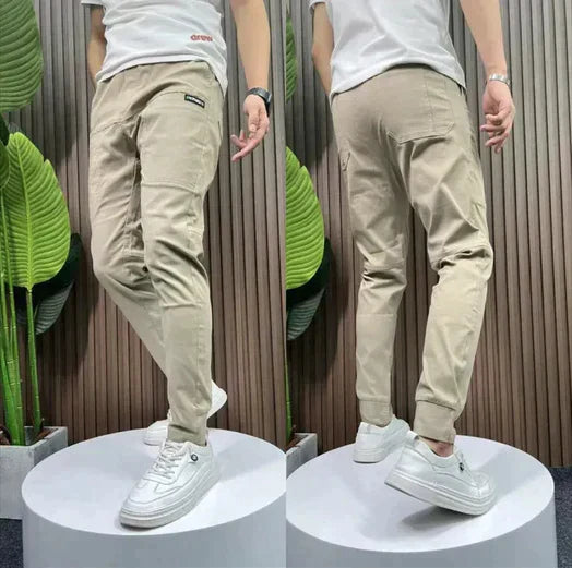 Cargo pants with many pockets