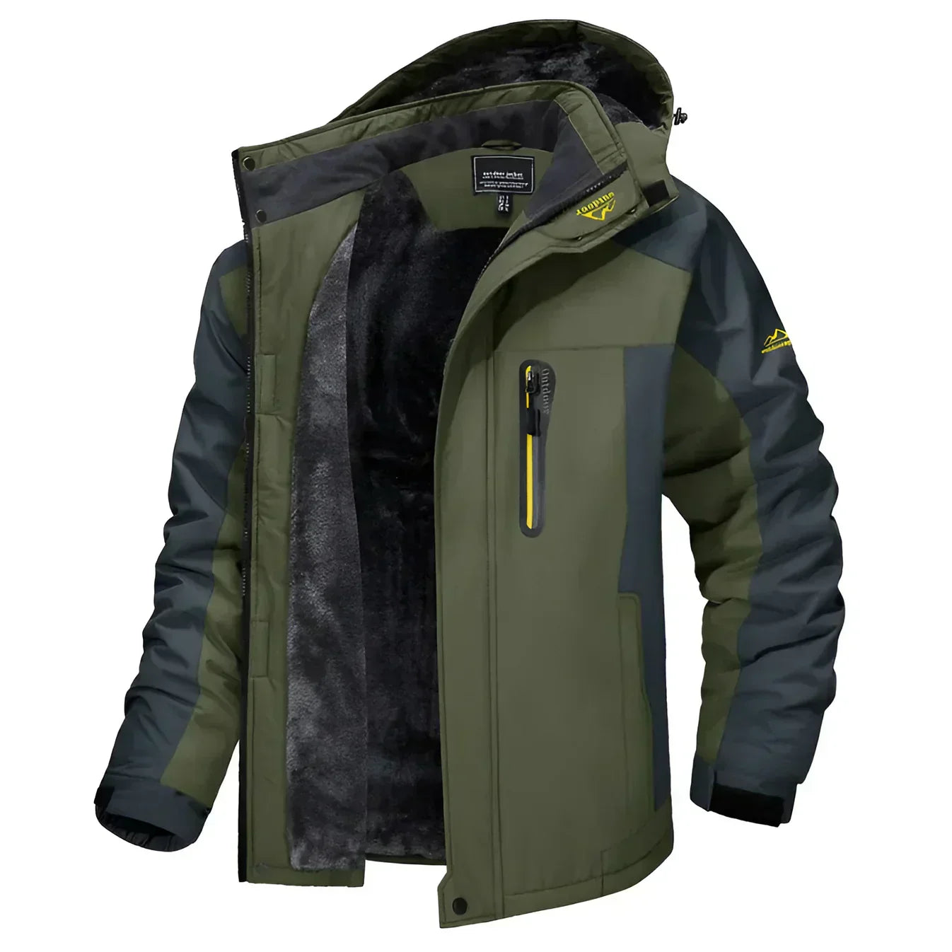 Berg-Feldt | Gefütterte Herrenjacke mit Kapuze - Cavalieri
