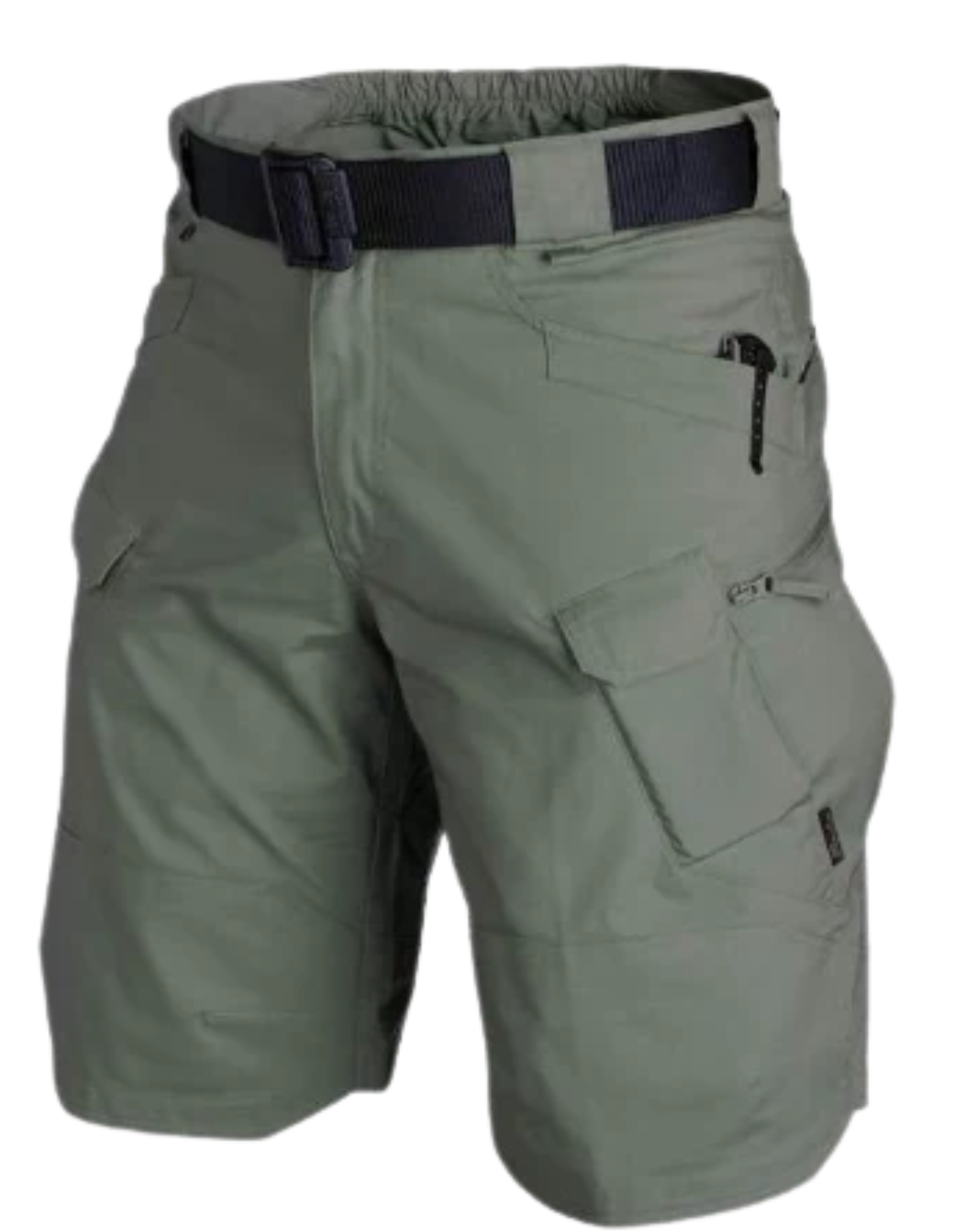 Shorts Cargo Noirs Confortables Berg-Feldt pour Hommes