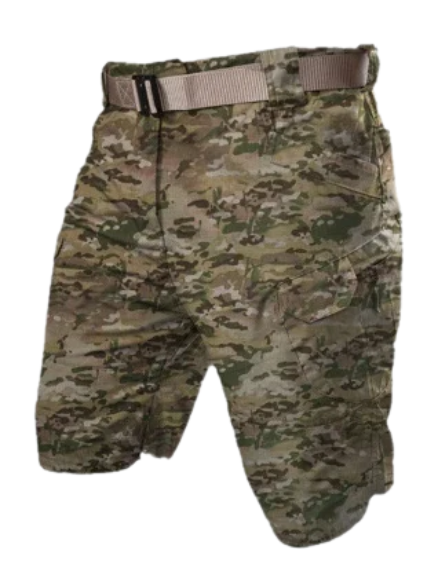 Shorts Cargo Noirs Confortables Berg-Feldt pour Hommes
