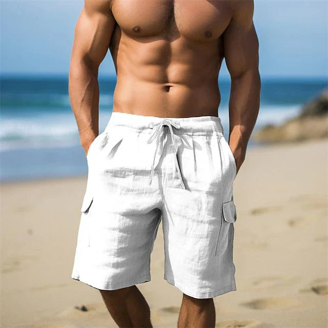 Shorts cargo en lin Berg-Feldt pour homme